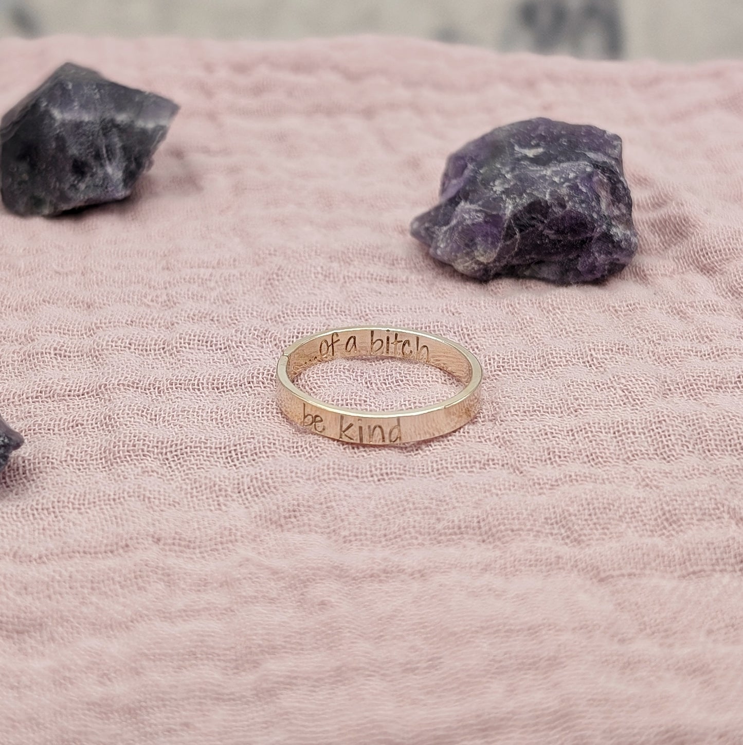 Be Kind (...of a Bitch) Ring