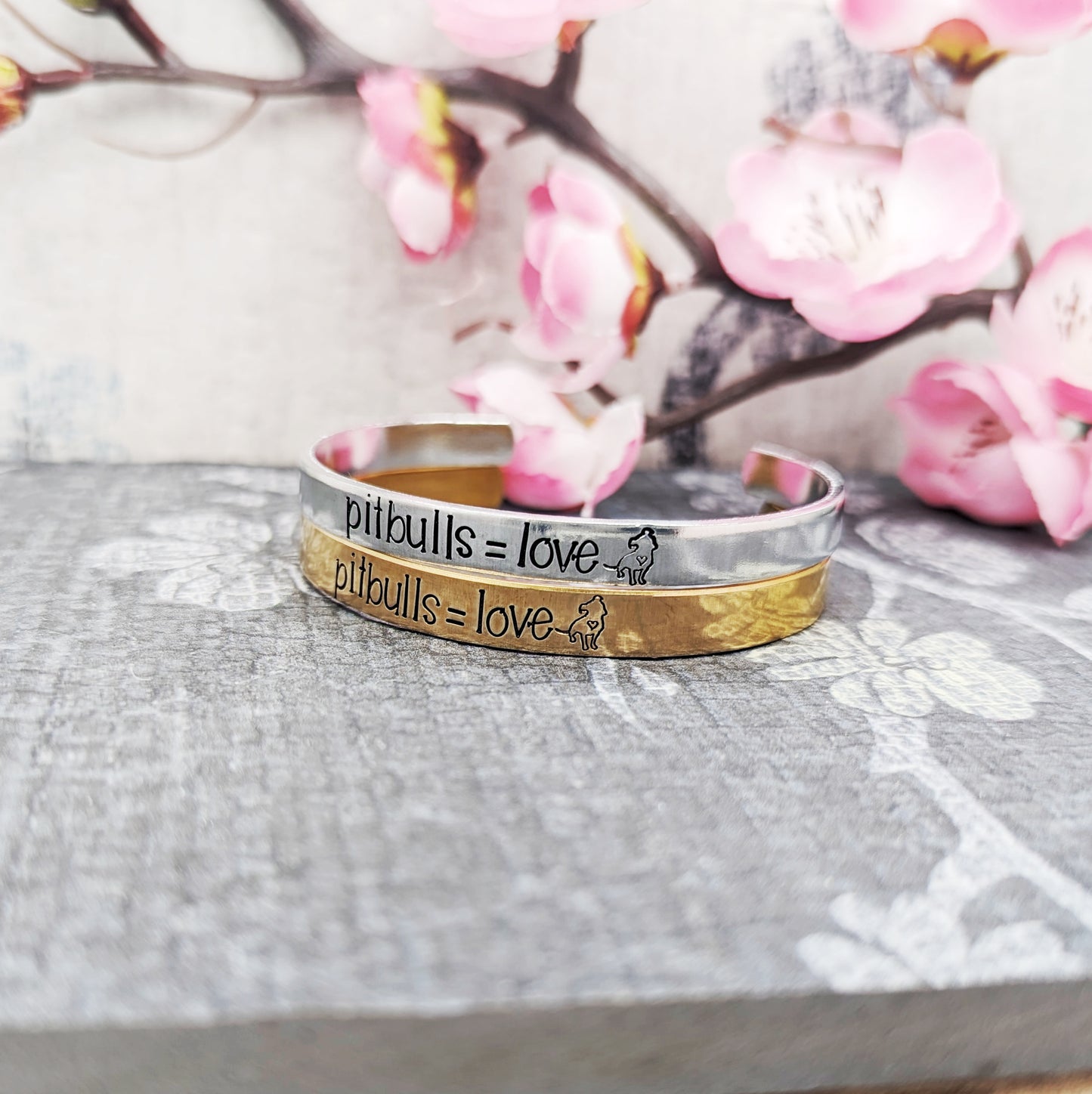 Pitbulls=Love Bracelet