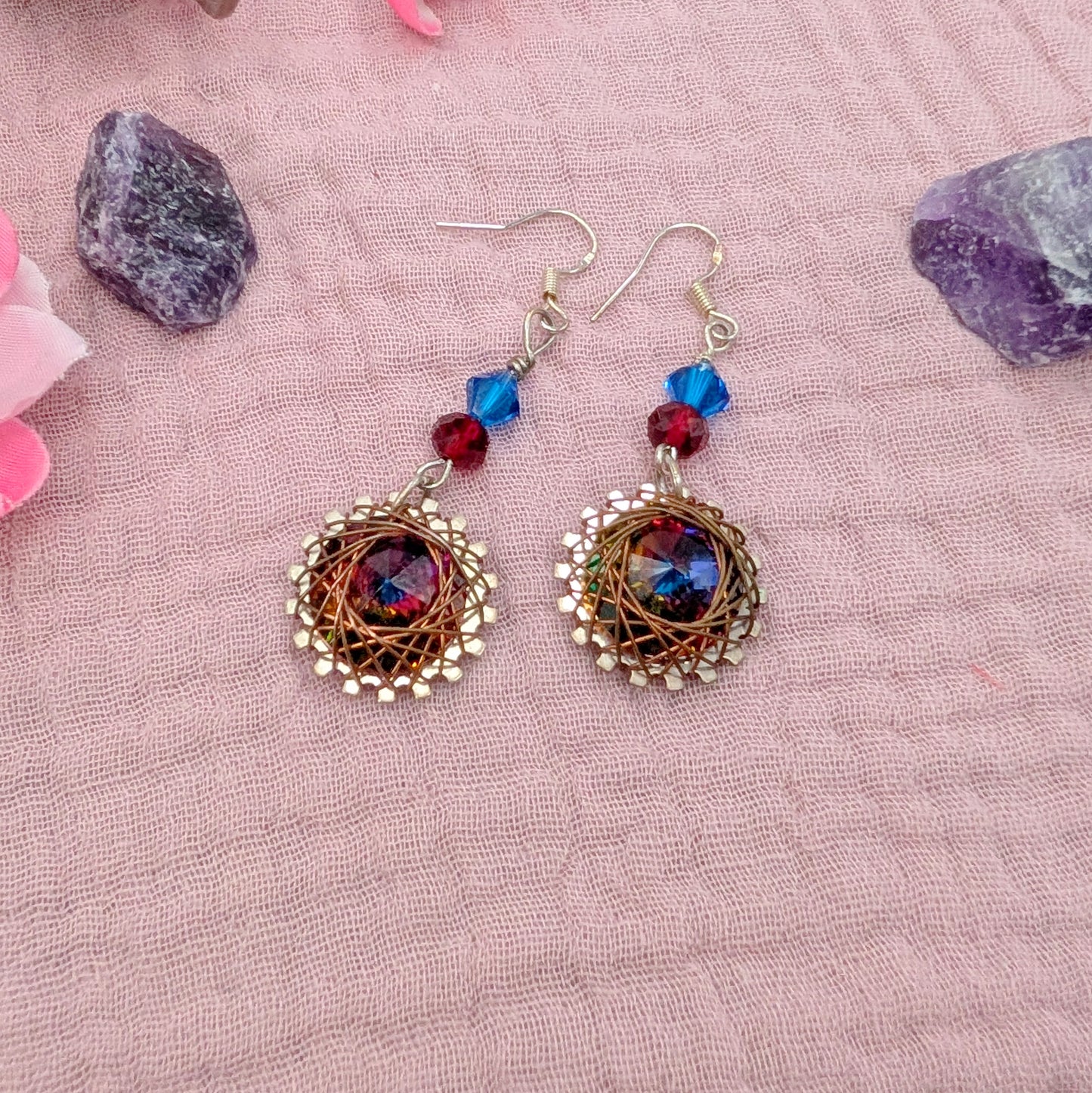 Spiro Swarovki Crystal EARRINGS #8933