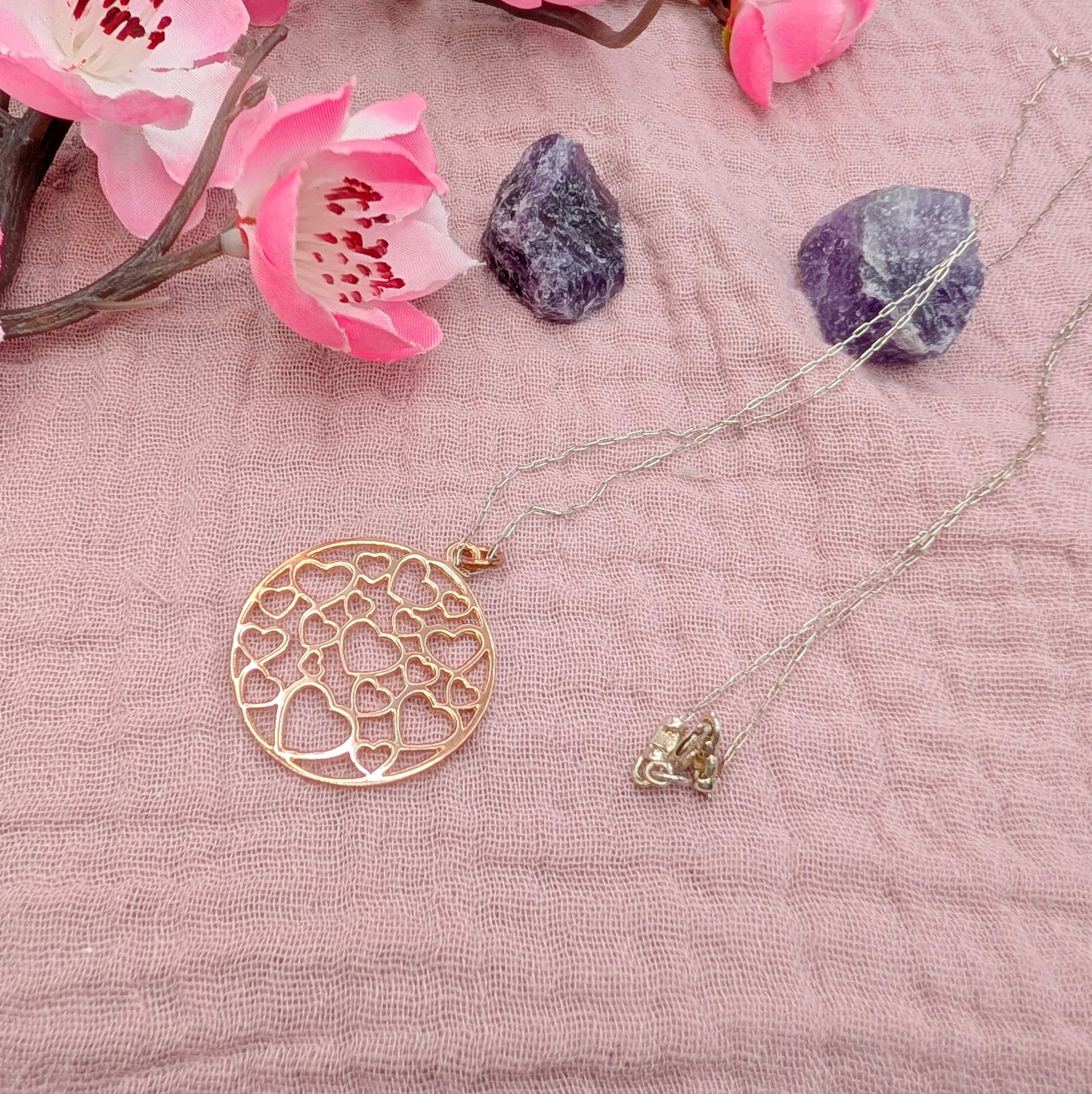 Lacy Heart Pendant #9042