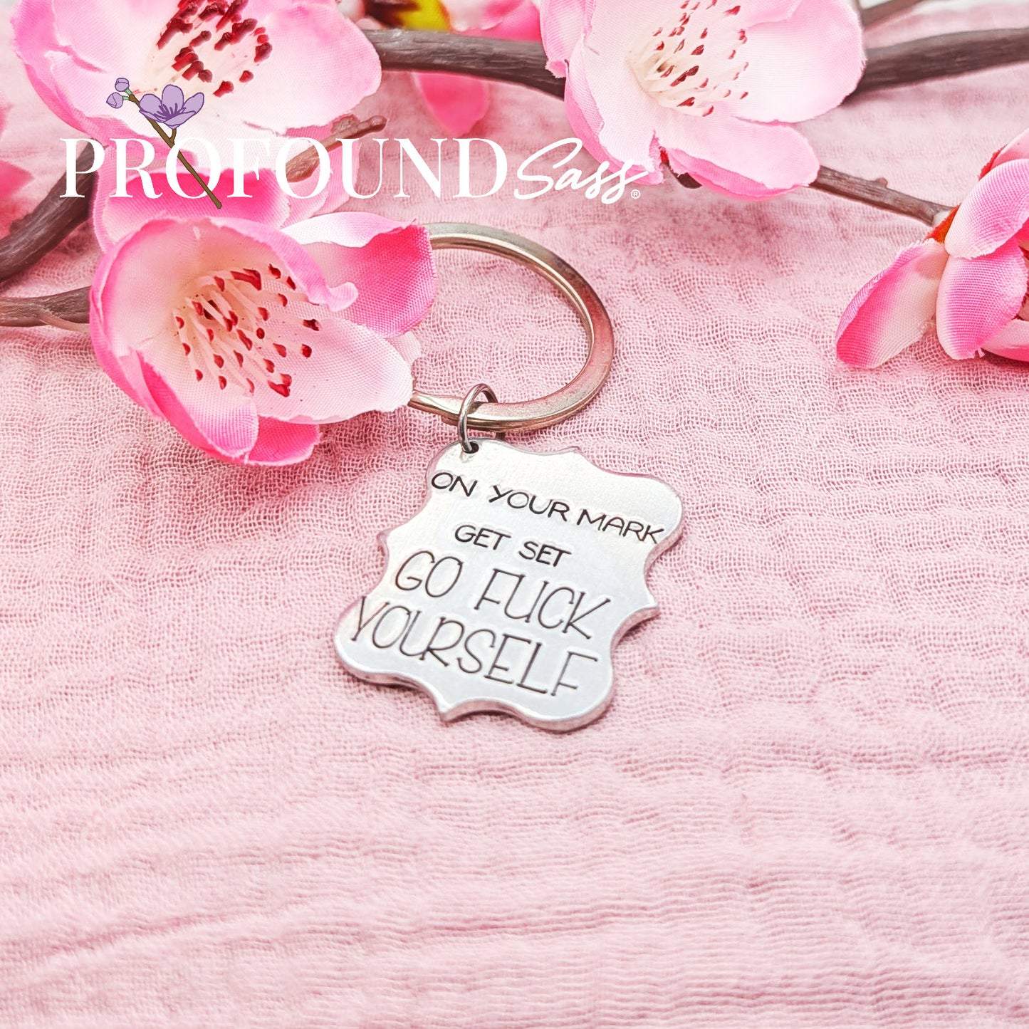 On Your Mark... Keychain