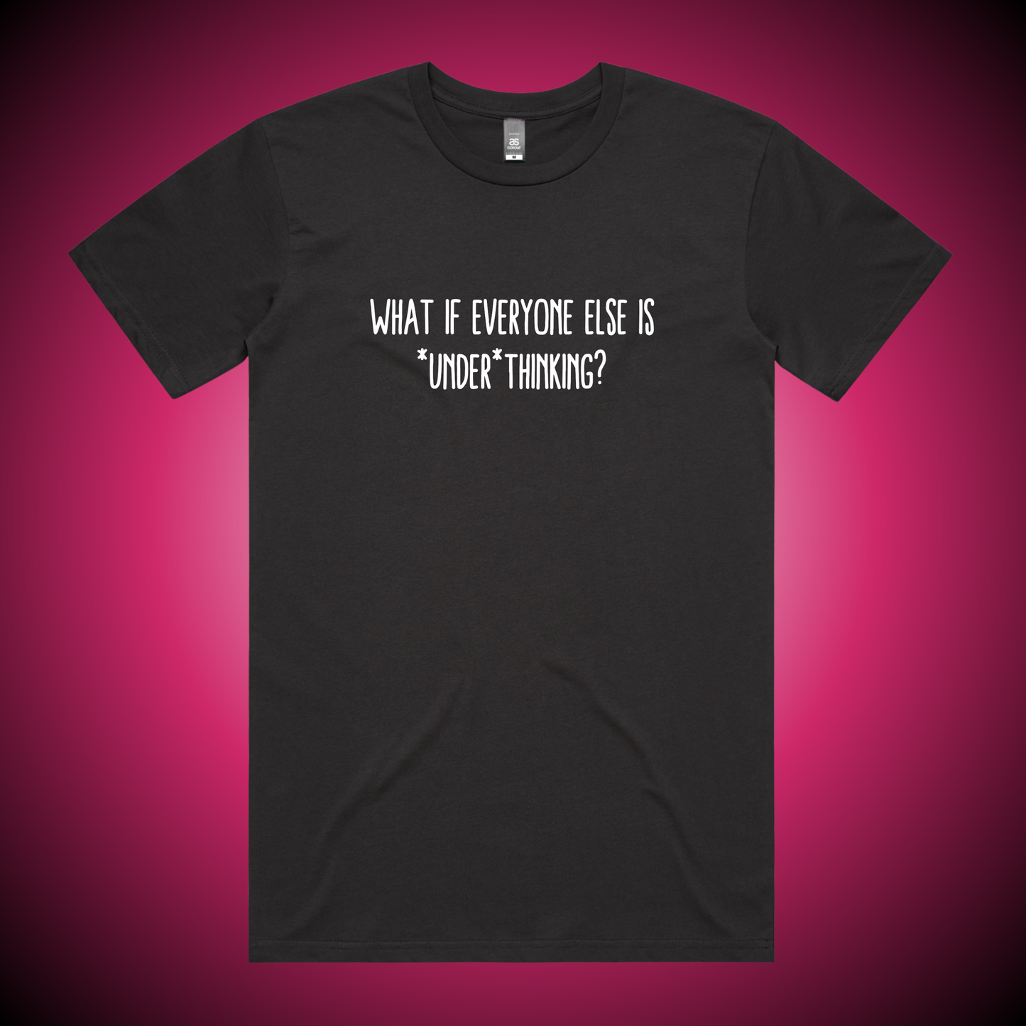 Underthinking T-Shirt (Charcoal Only)