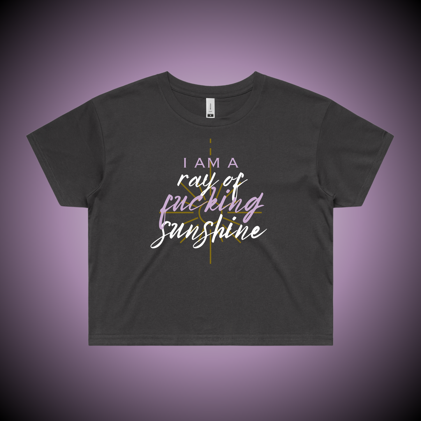 Ray of Fucking Sunshine Crop Tee