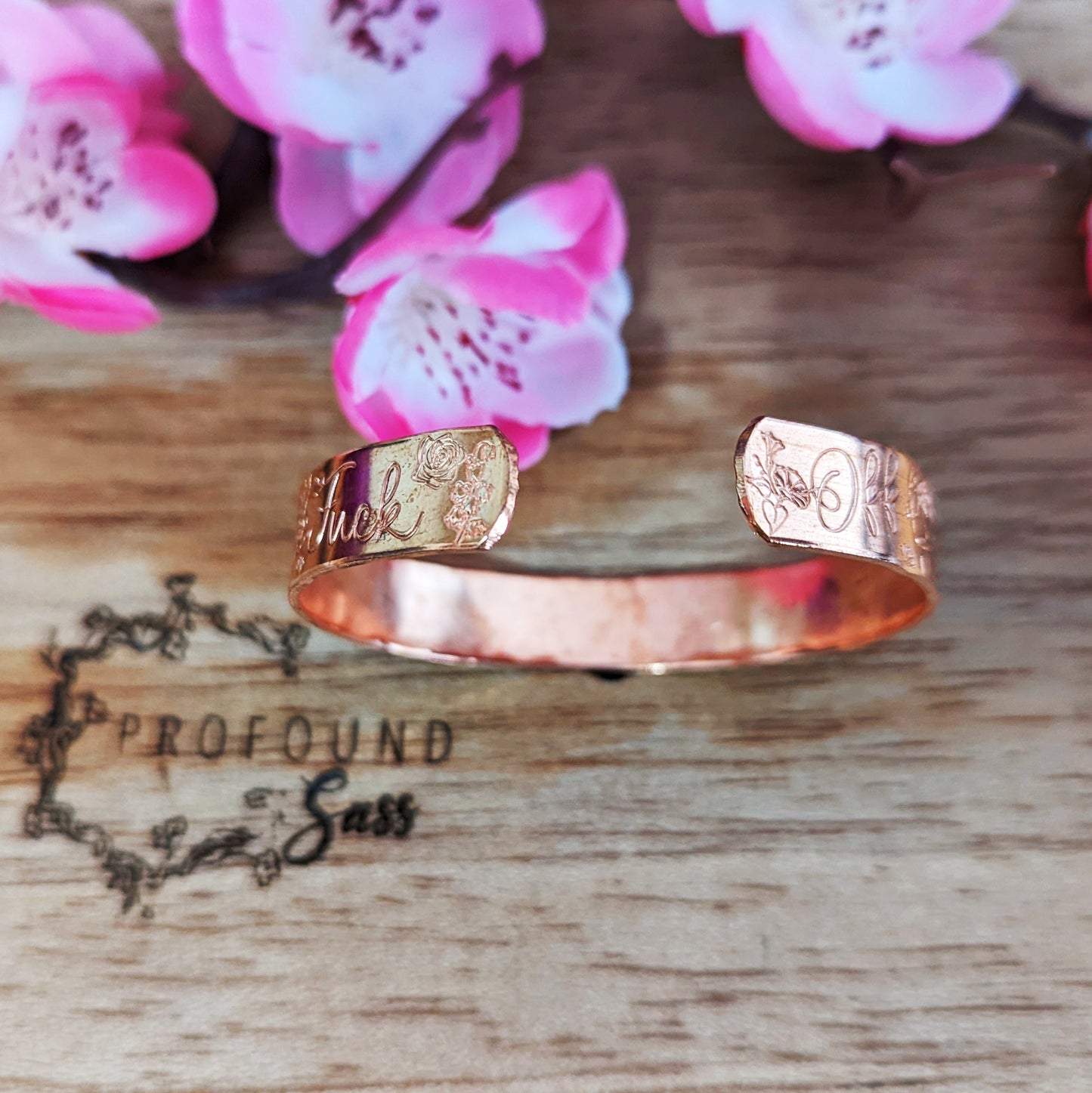 Secret Garden (Fuck You) Cuff Bracelet