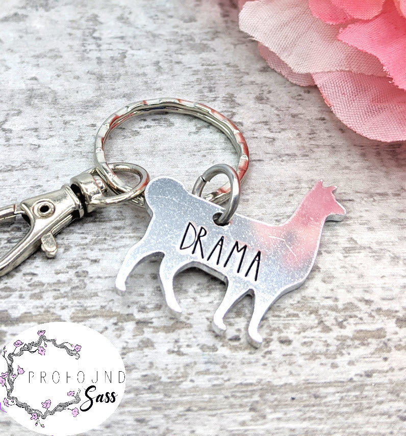 Drama Llama Keychain