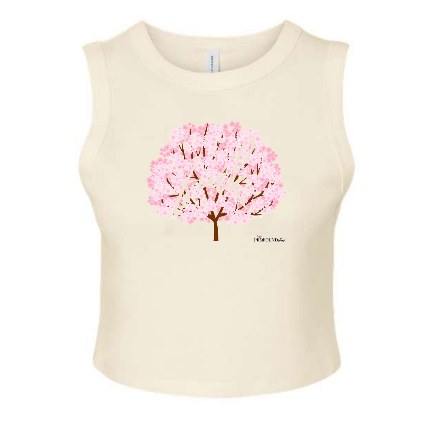 Secret Cherry Blossom Crop Tank (RETIRED)