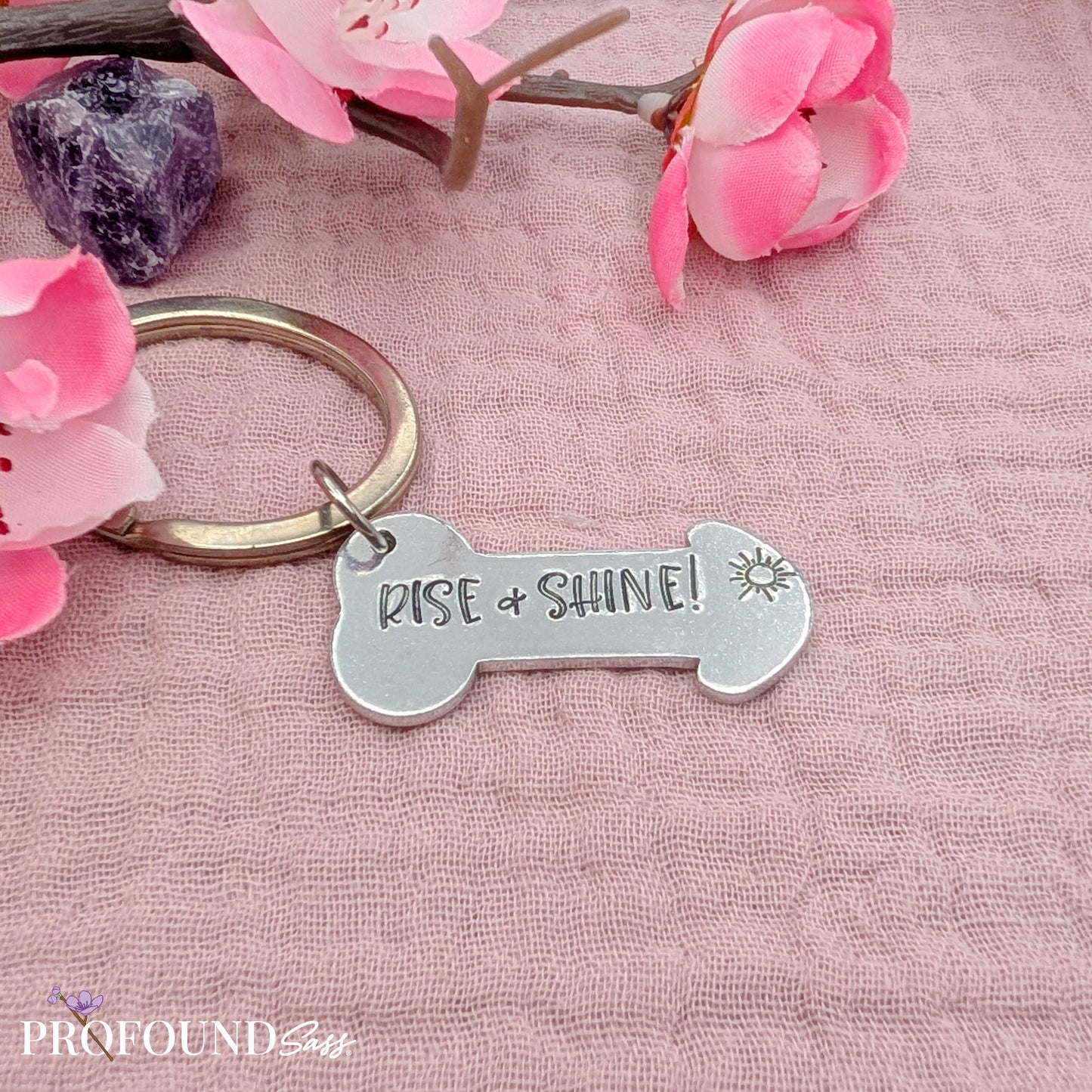 Rise & Shine! Dick Keychain