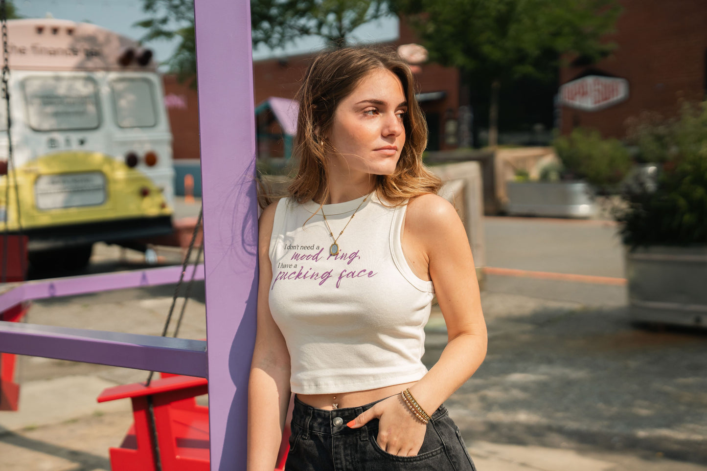 I Don't Need a Mood Ring Crop Tank