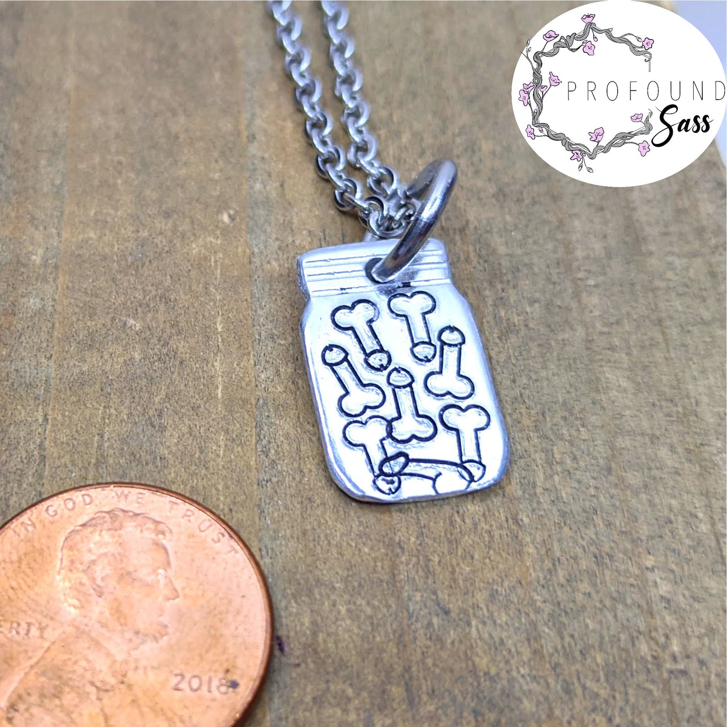 Jar of Dicks Necklace