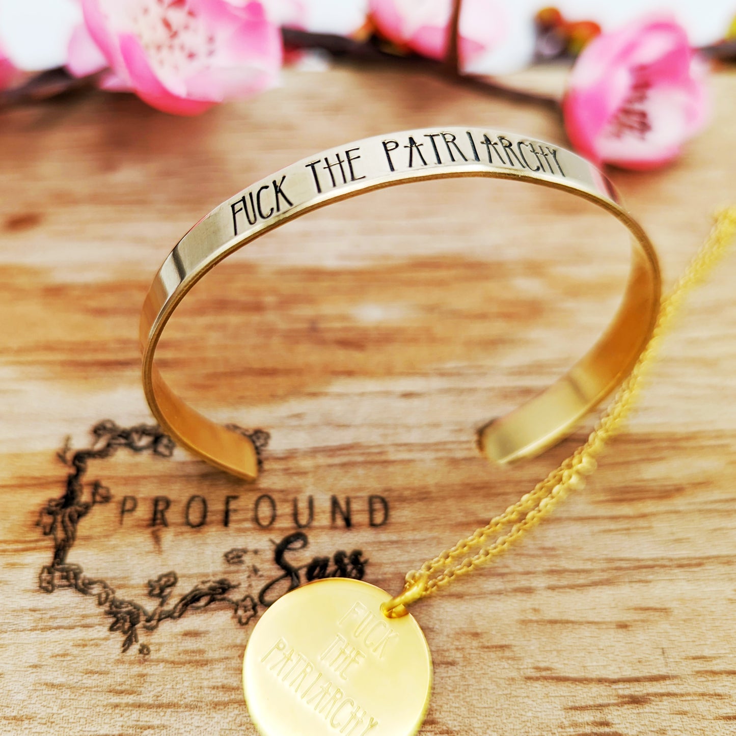 FUCK THE PATRIARCHY Cuff