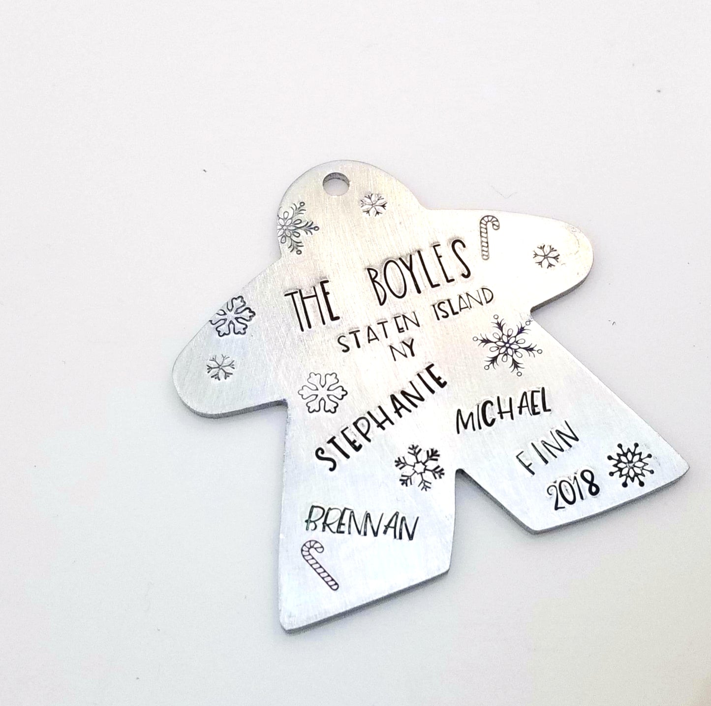 Meeple Gamer Custom Ornament