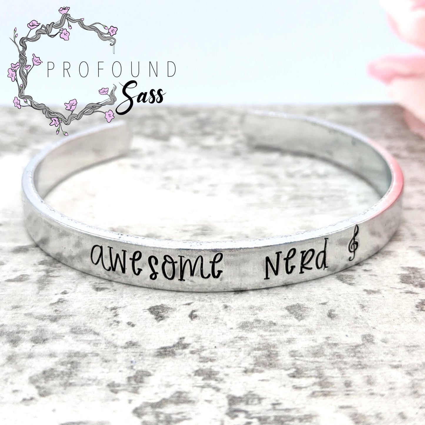 Awesome Nerd Cuff Bracelet