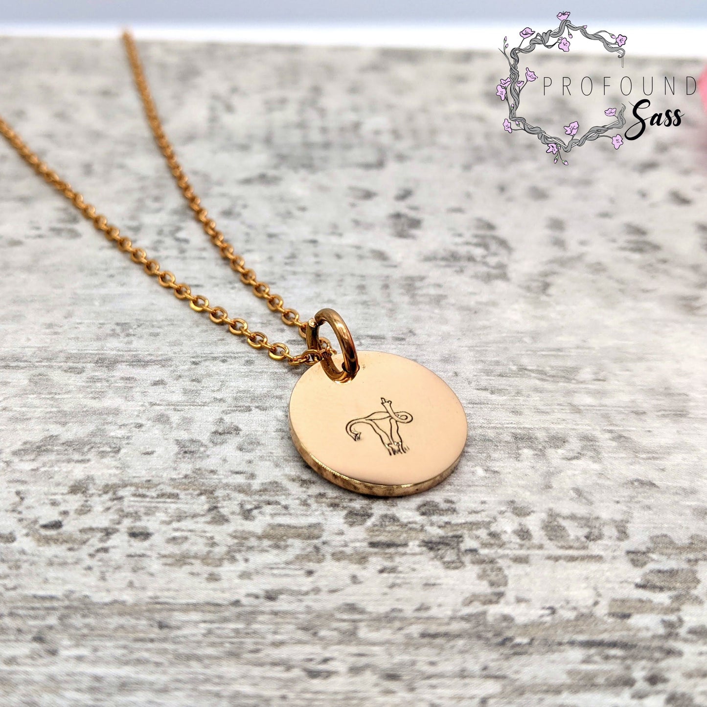 Fuck Uterus Necklace