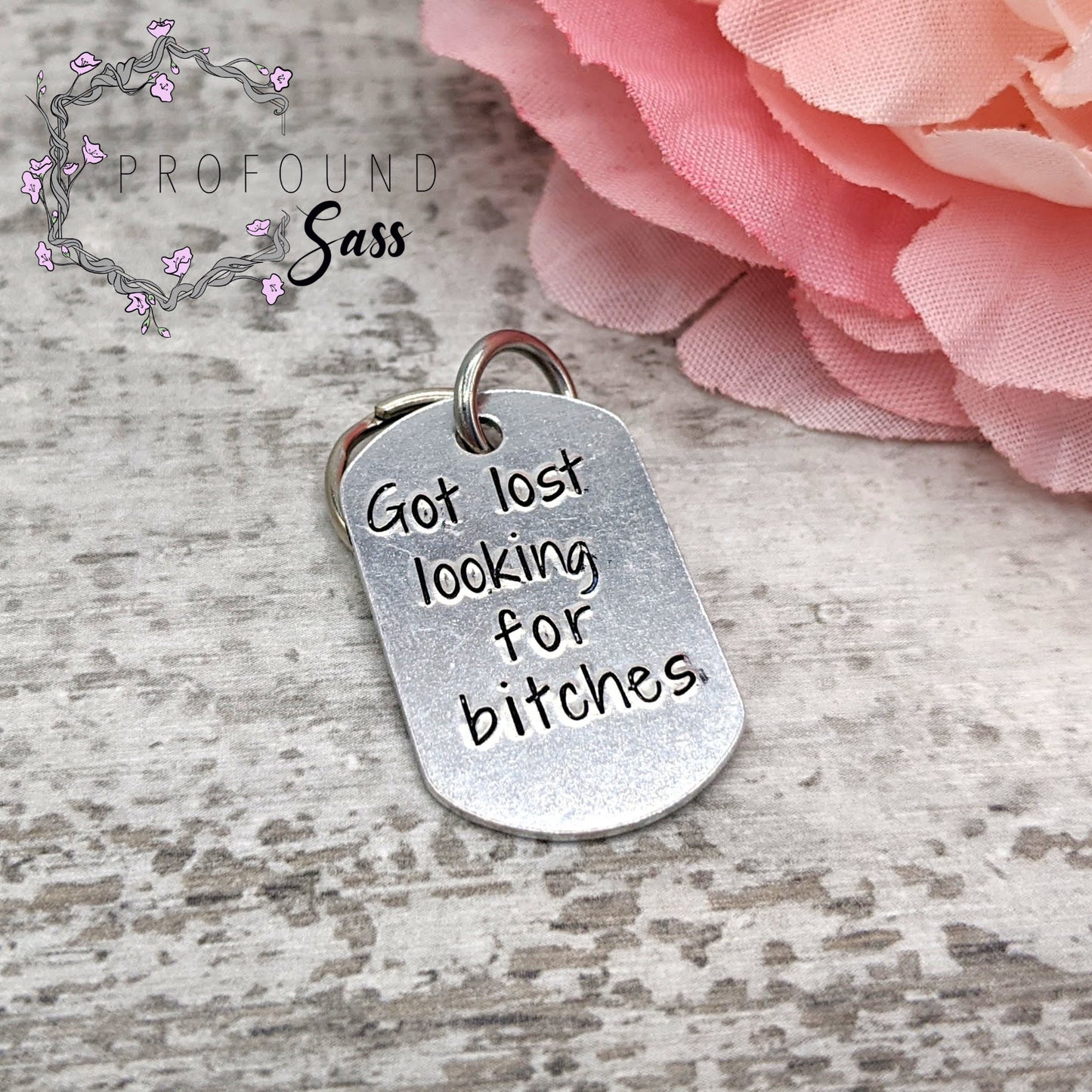 Got Lost Looking for Bitches Dog Tag