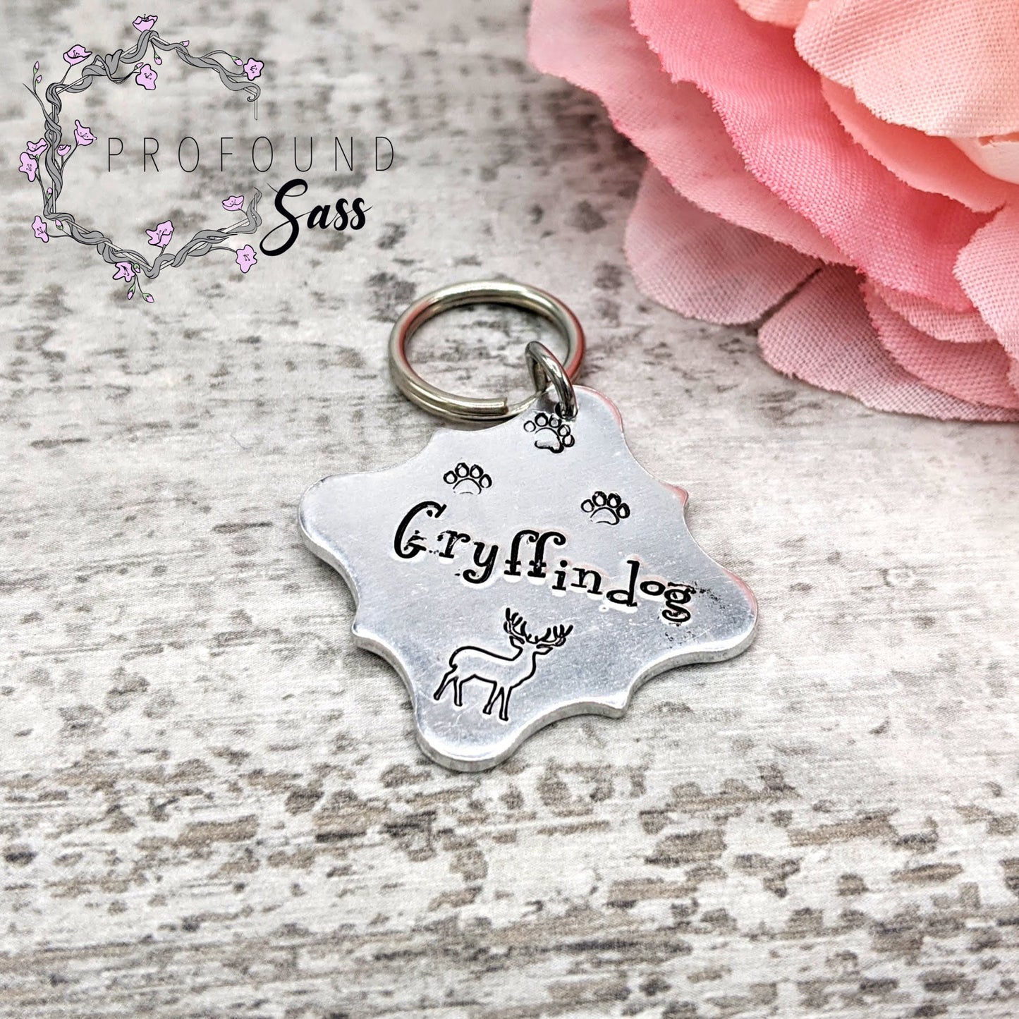 Gryffindog Dog Tag