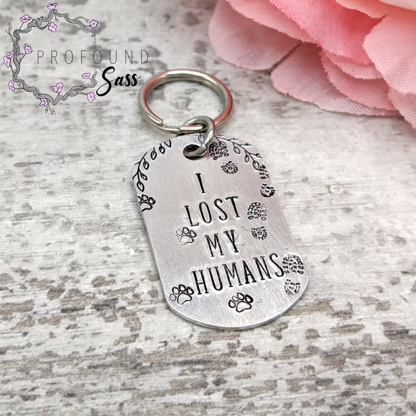 I Lost My Humans Dog Tag