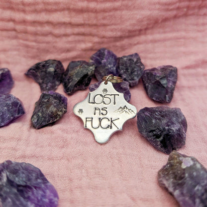 Lost As Fuck Dog Tag
