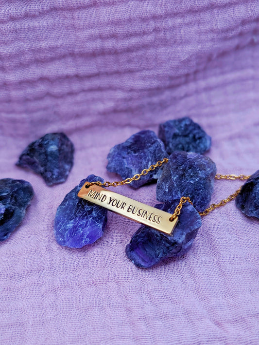 Mind Your Business Necklace