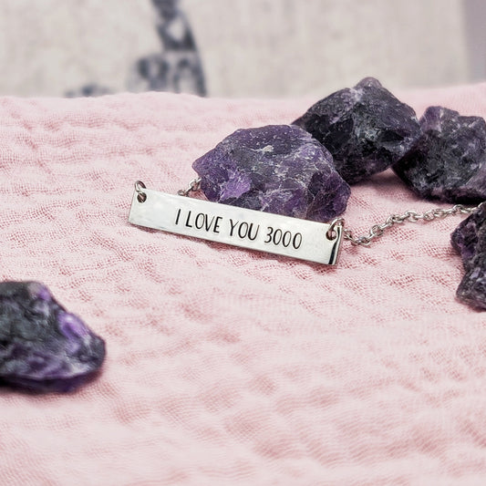I Love You 3000 Necklace
