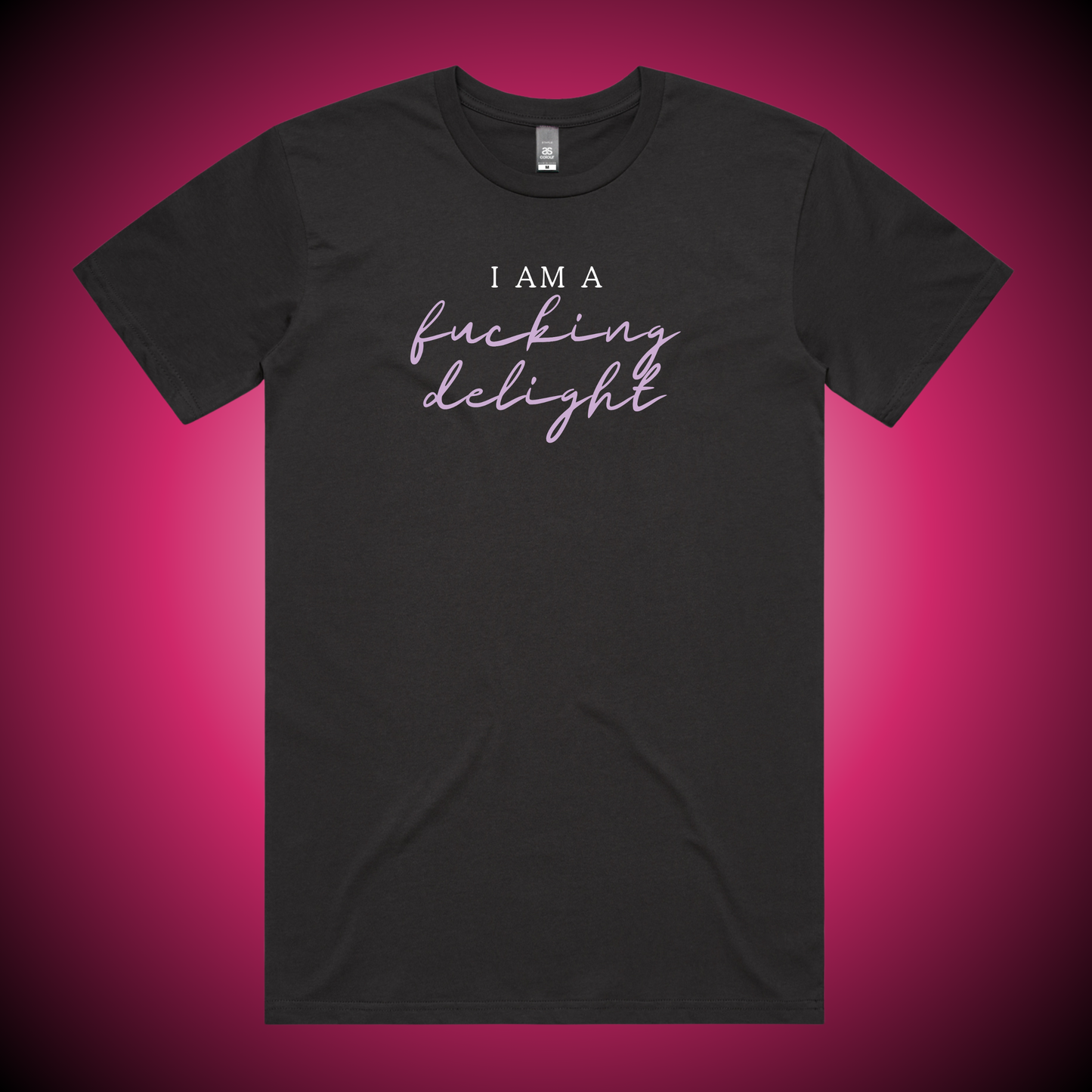 I Am A Fucking Delight T-Shirt (Charcoal Only)
