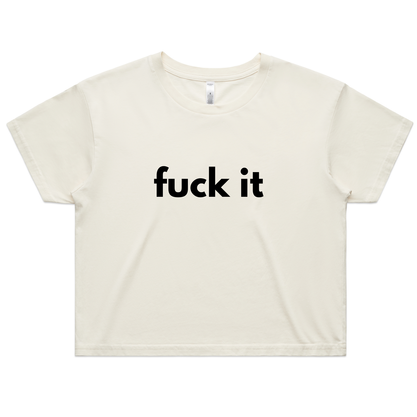 Fuck It Crop Tee