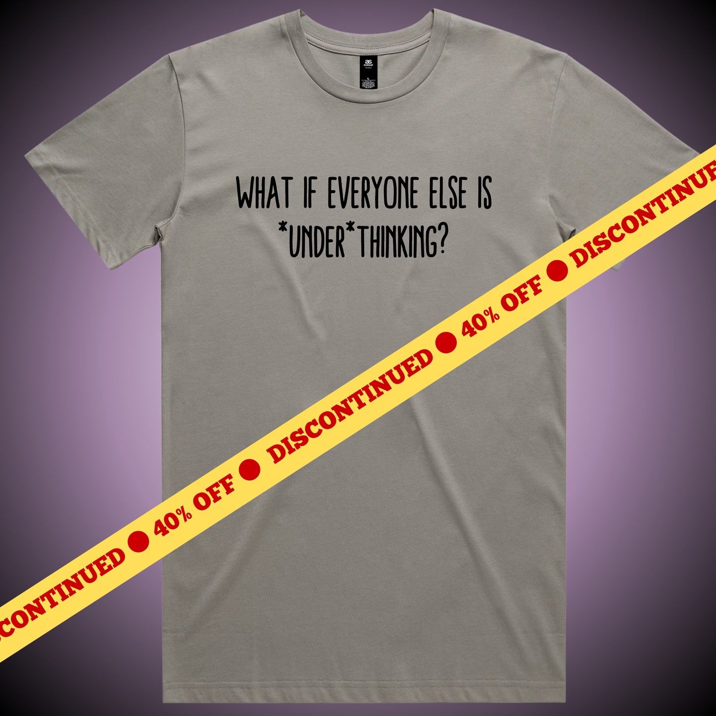 Underthinking T-Shirt (Granite Only)