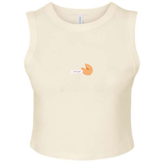 Go Fuck Yourself Fortune Cookie Crop Tank