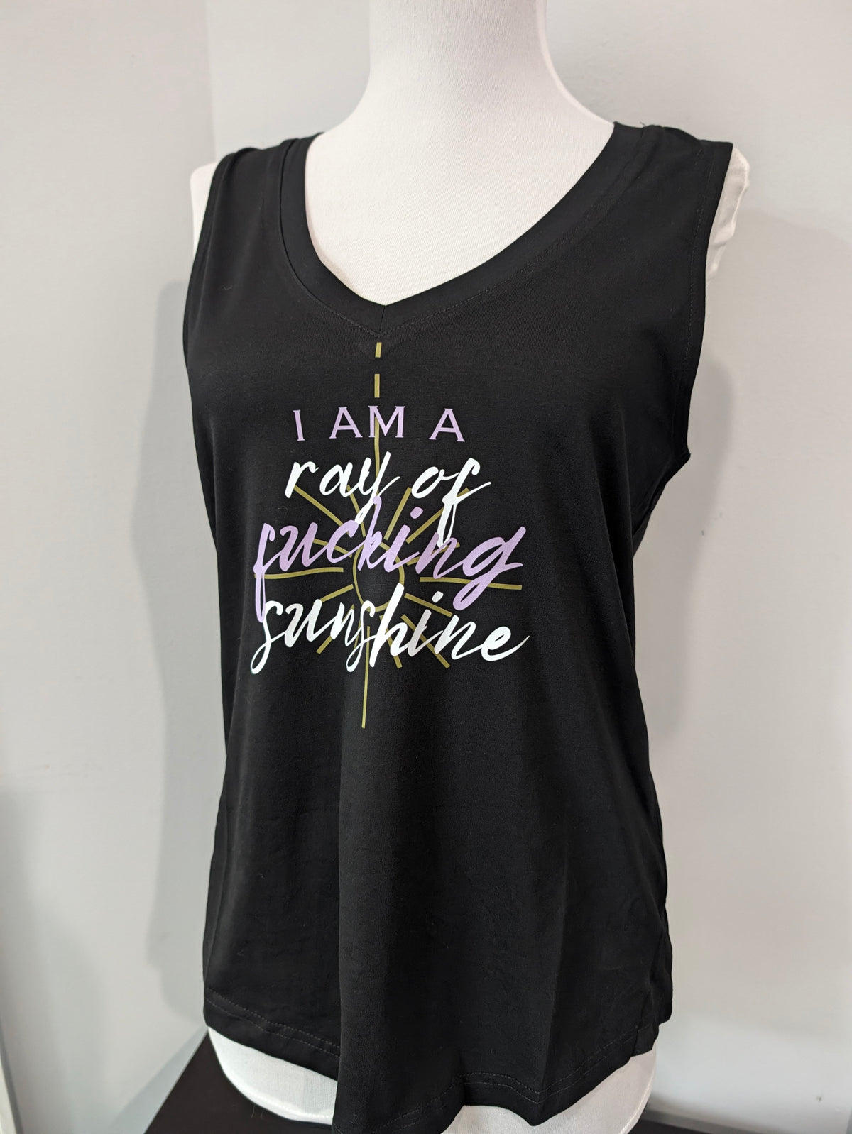 Ray of Fucking Sunshine V-Neck Tank