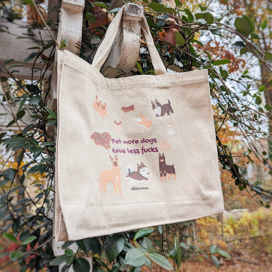 Pet More Dogs Canvas Tote