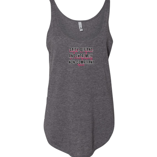 Salty, Defiant, and Extremely Non-Compliant Festival Tank
