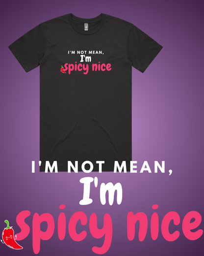 I'm Not Mean, I'm Spicy Nice T-Shirt