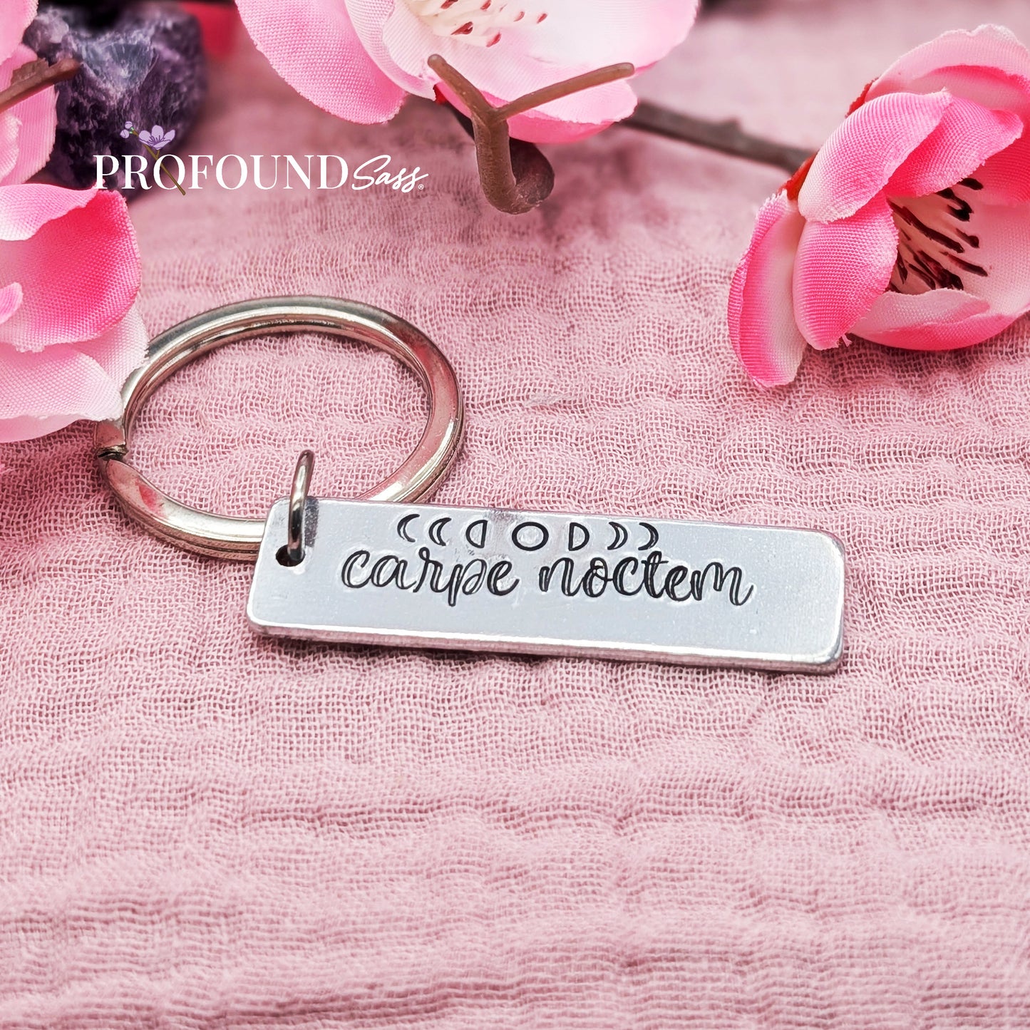 Carpe Noctem Keychain