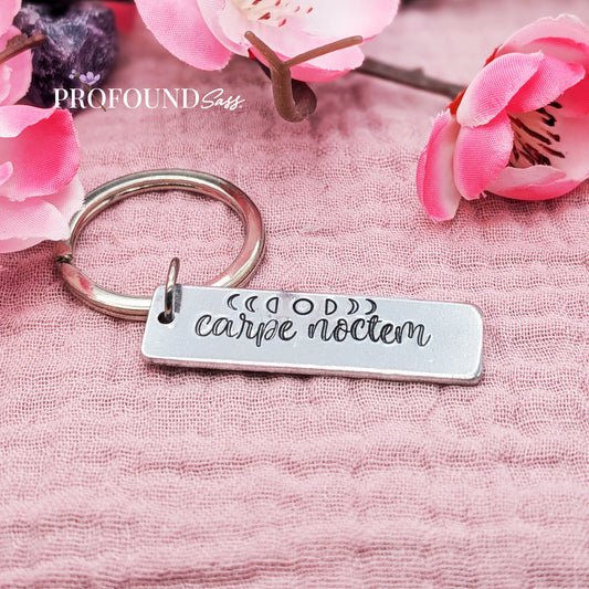 Carpe Noctem Keychain