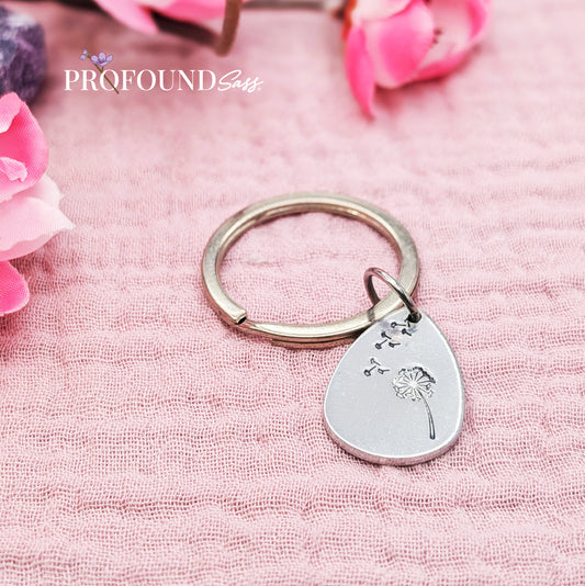 Dandelion Fluff Keychain