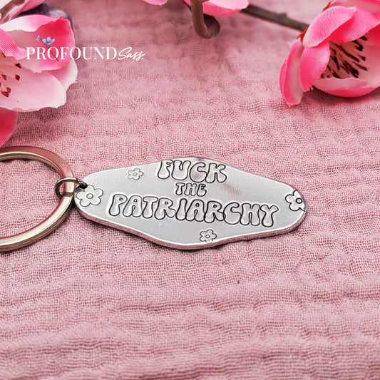 Fuck the Patriarchy Keychain