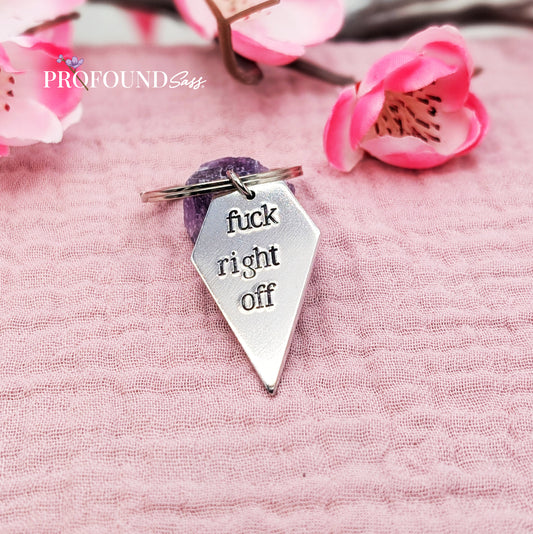 Fuck Right Off Keychain