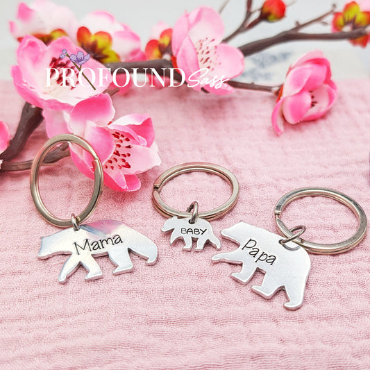 Mama Bear Keychain