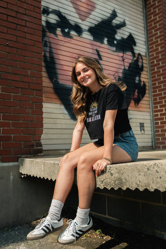 Weak Ass Bitch Crop Tee