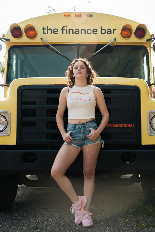 I Fucking Hate People Crop Tank