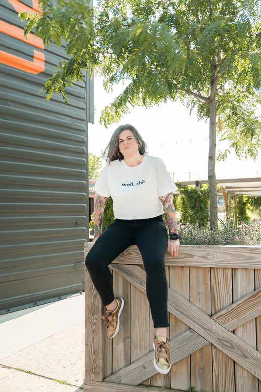Well, Shit Crop Tee