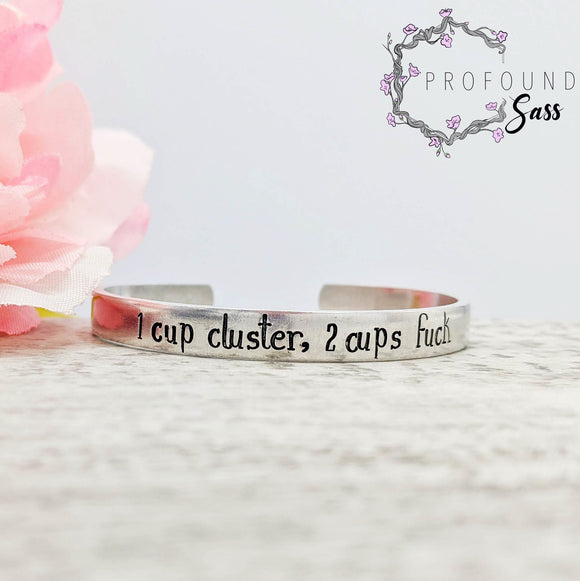 1 Cup Cluster, 2 Cups Fuck Cuff