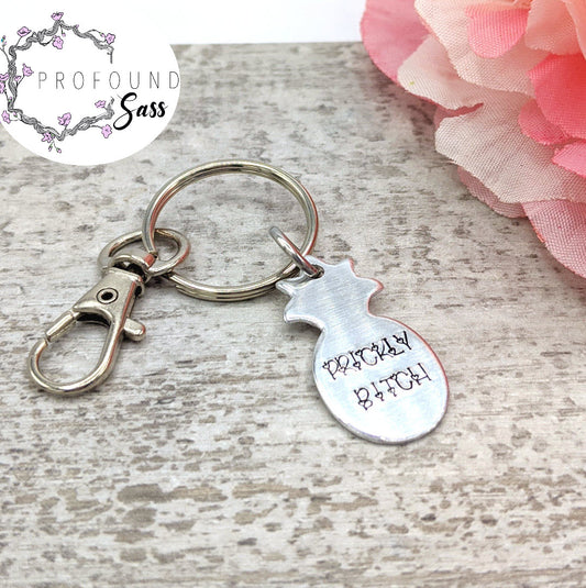 Prickly Bitch Keychain