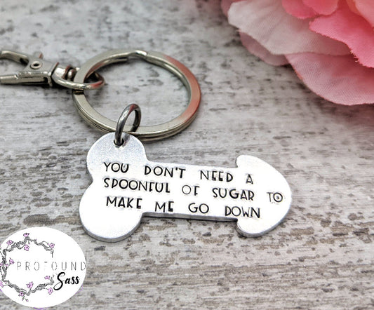 Spoonful of Sugar Dick Keychain