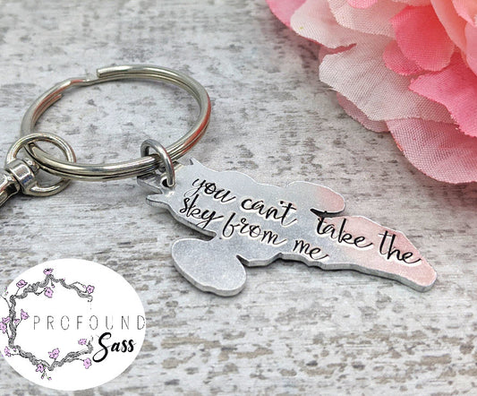 You Can't Take the Sky from Me Keychain