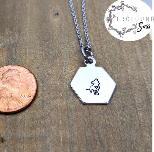 Pitbull Love Necklace