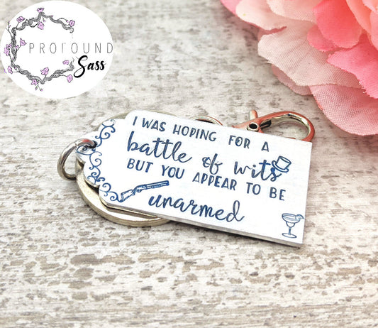 Battle of Wits Keychain