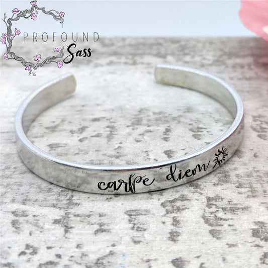 Carpe Diem Cuff Bracelet