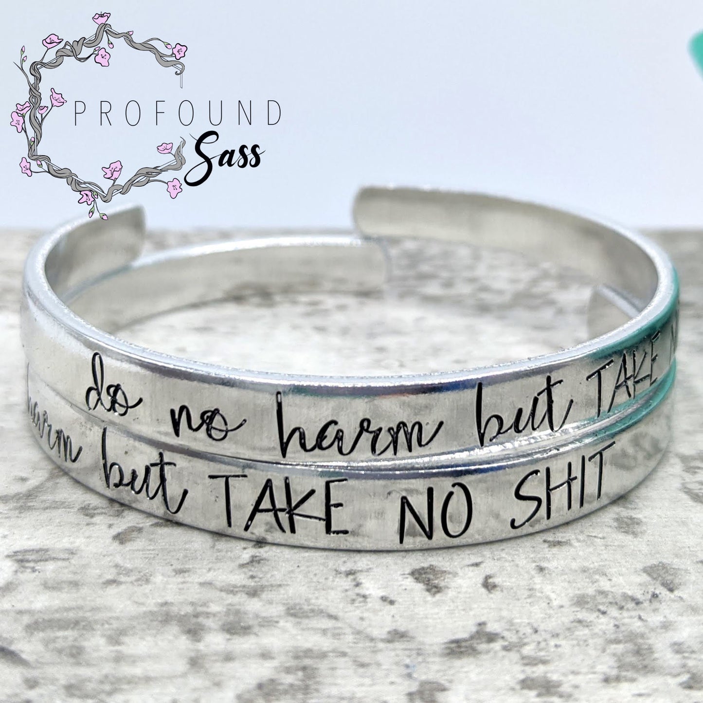 Do No Harm but Take No Shit Cuff Bracelet