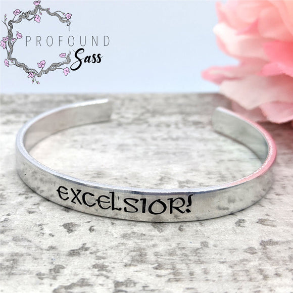 Excelsior! Cuff Bracelet