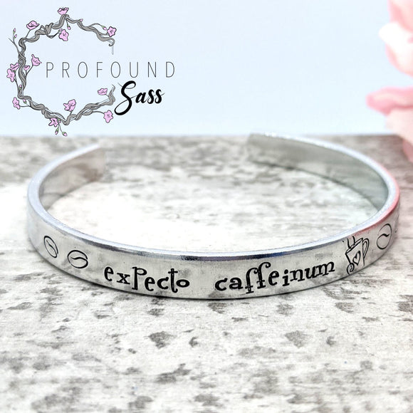 Expecto Caffeinum Cuff Bracelet
